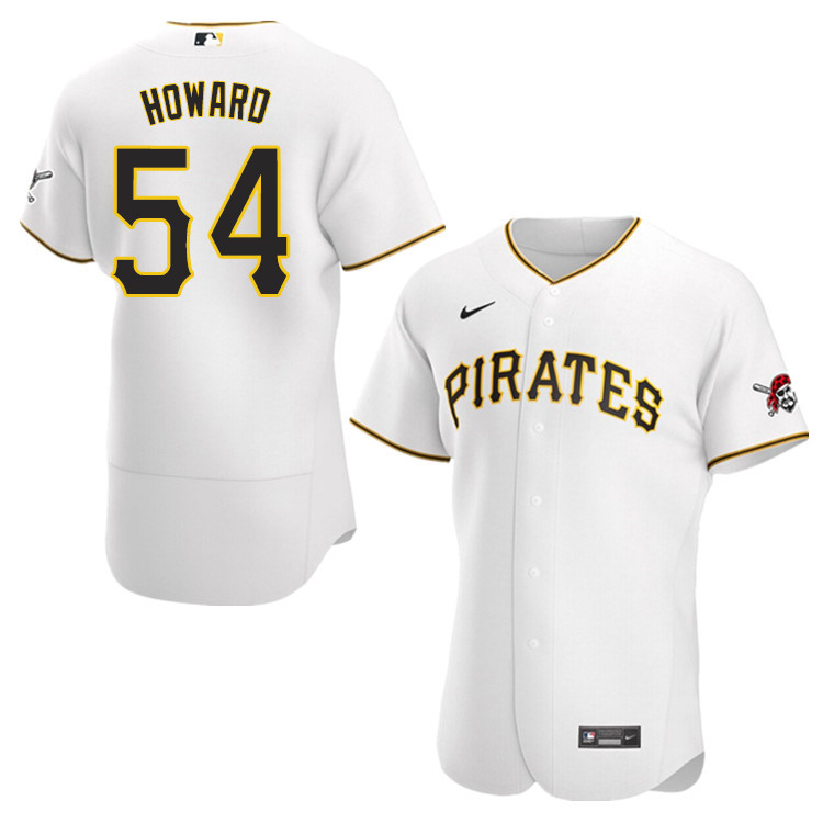 Nike Men #54 Sam Howard Pittsburgh Pirates Baseball Jerseys Sale-White